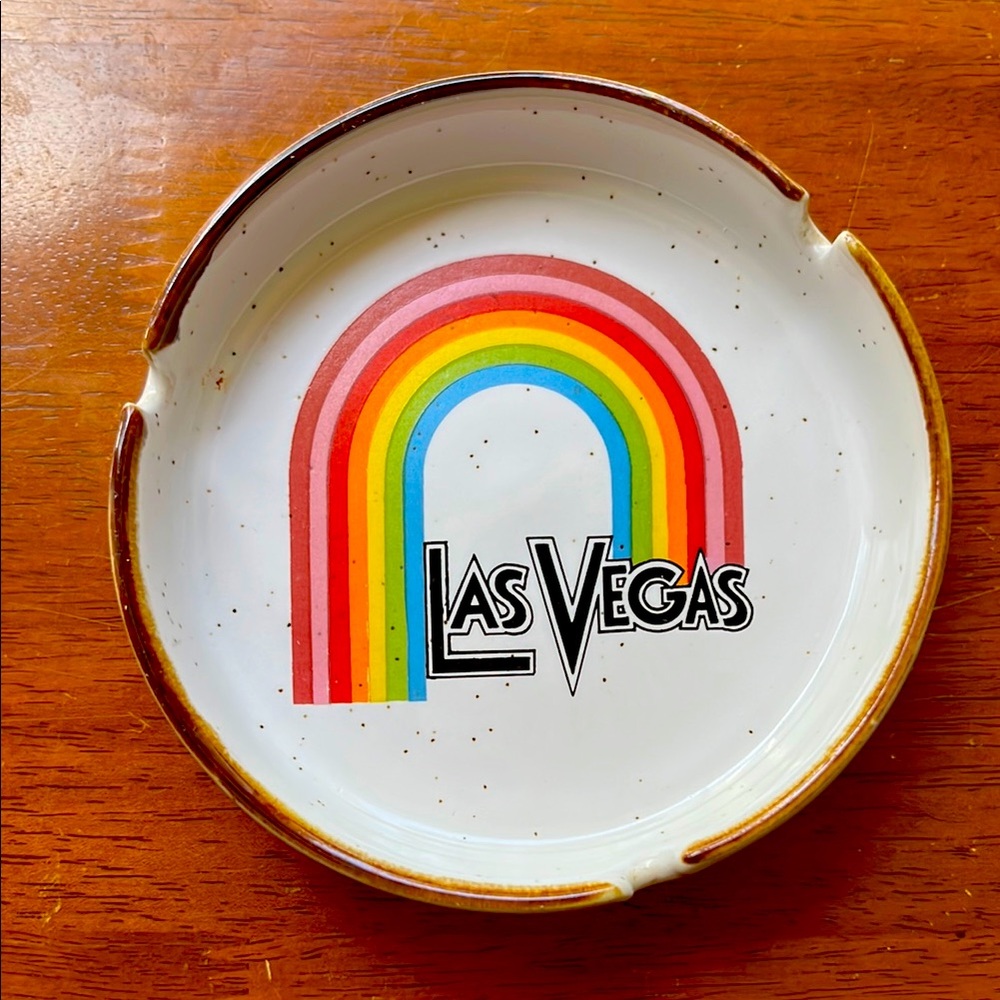 1970 Las Vegas Rainbow Ashtray